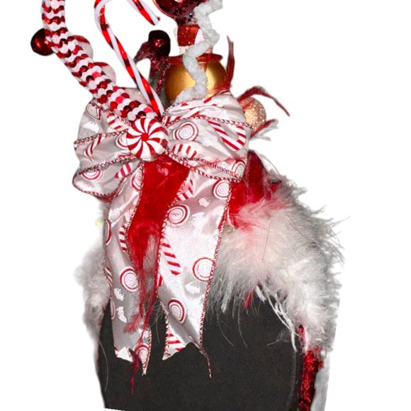 Christmas Headband, Ugly Sweater Party Headpiece, Custom Gift, Peppermint Candy main image 14